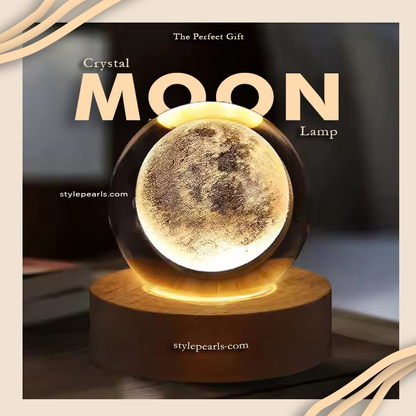 Crystal Moon Lamp