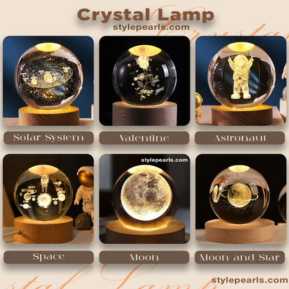 Crystal Moon Lamp